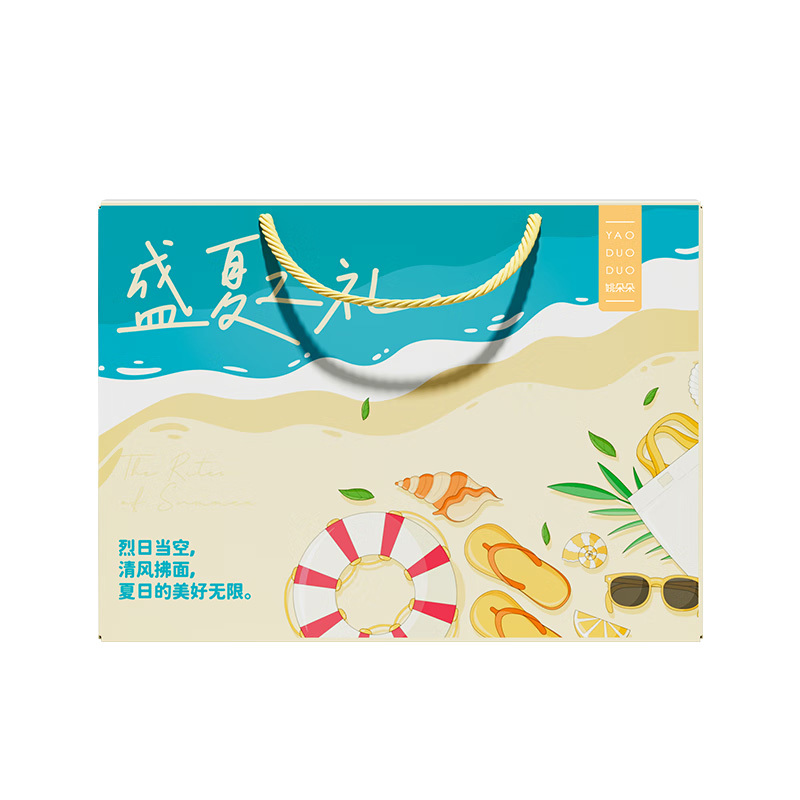 姚朵朵食品礼盒磨皮莲子有机黄小米绿豆组合盛夏之礼2248g高清大图