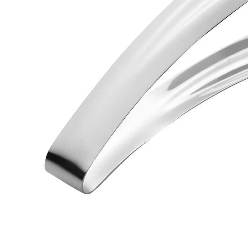 新力士自助餐无牙弧形不锈钢食物夹MBT201高清大图