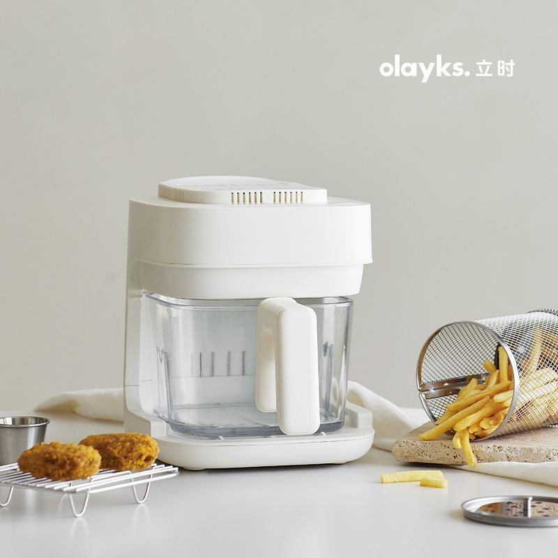 OLAYKS立时2L多功能免翻面空气炸锅一键操作高效低脂健康烹饪高清大图
