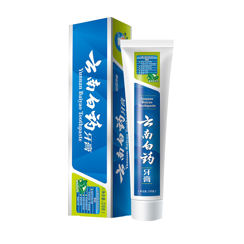 云南白药牙膏薄荷香清爽型230g大容量