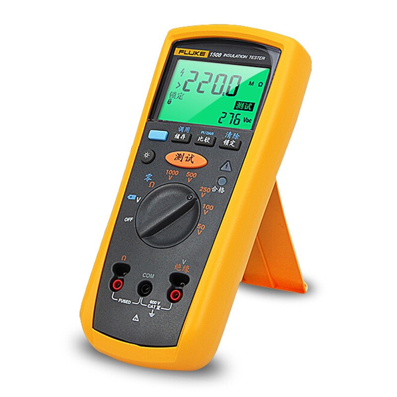福禄克(FLUKE)F1508 绝缘电阻测试仪 数字绝缘万用表万能表电流表5档1000V10GΩ
