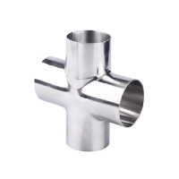 盛京联硕 不锈钢卫生级焊接四通Φ76[304材质]个