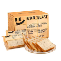 轻食兽 奇亚籽全麦吐司面包1kg/箱(50g*20包)