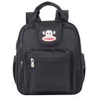大嘴猴(paul frank) 多功能外出母婴双肩包 PFL020B 黑色