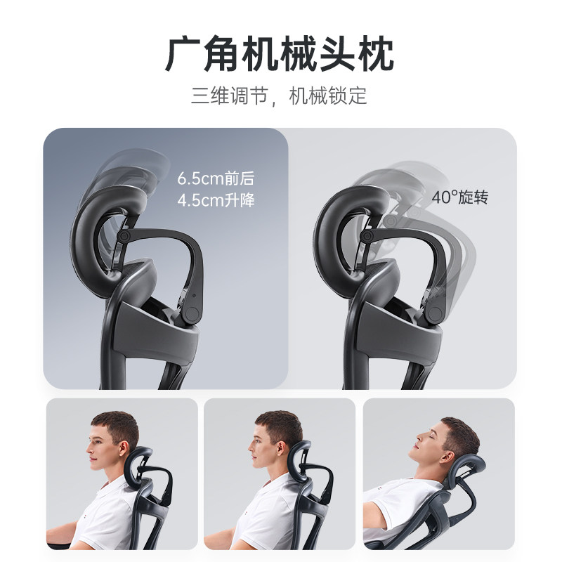西昊(SIHOO) 工学座椅C300-Lite-V2-R101-JT 黑色高清大图