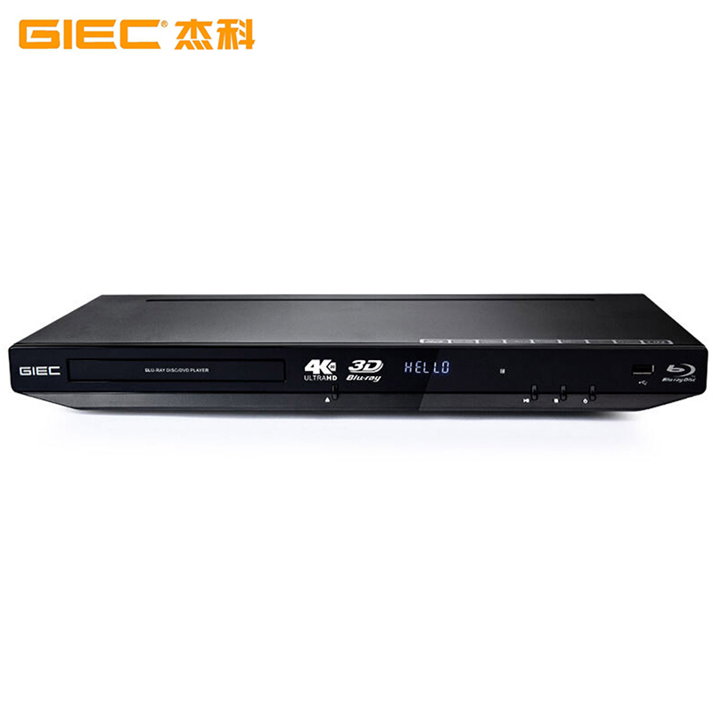 杰科(GIEC)BDP-G4350 3D蓝光dvd播放机影碟机 支持4K转换 内置WIFI 高清USB 光盘 硬盘 网络