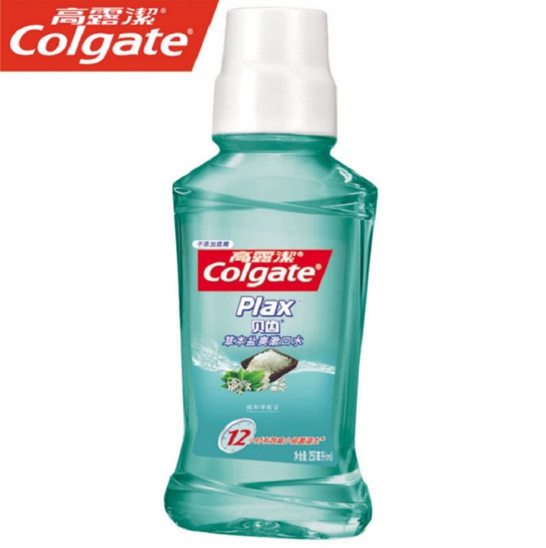 高露洁(Colgate)贝齿草本盐爽漱口水250ml