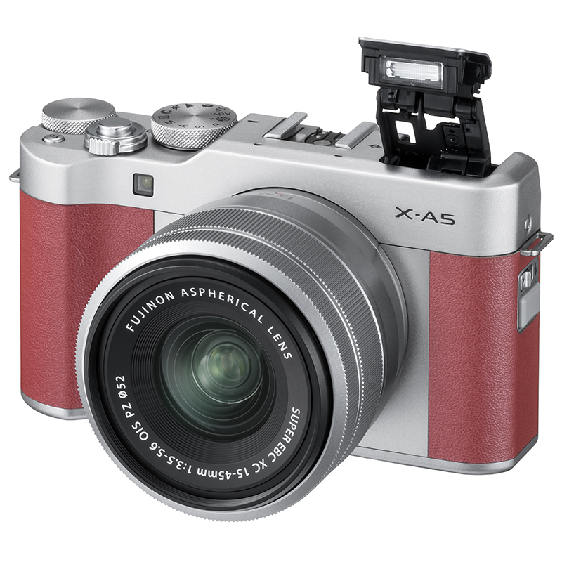 富士(FUJIFILM) X-A5(15-45mm)珠光粉 单镜头套装 数码微单相机