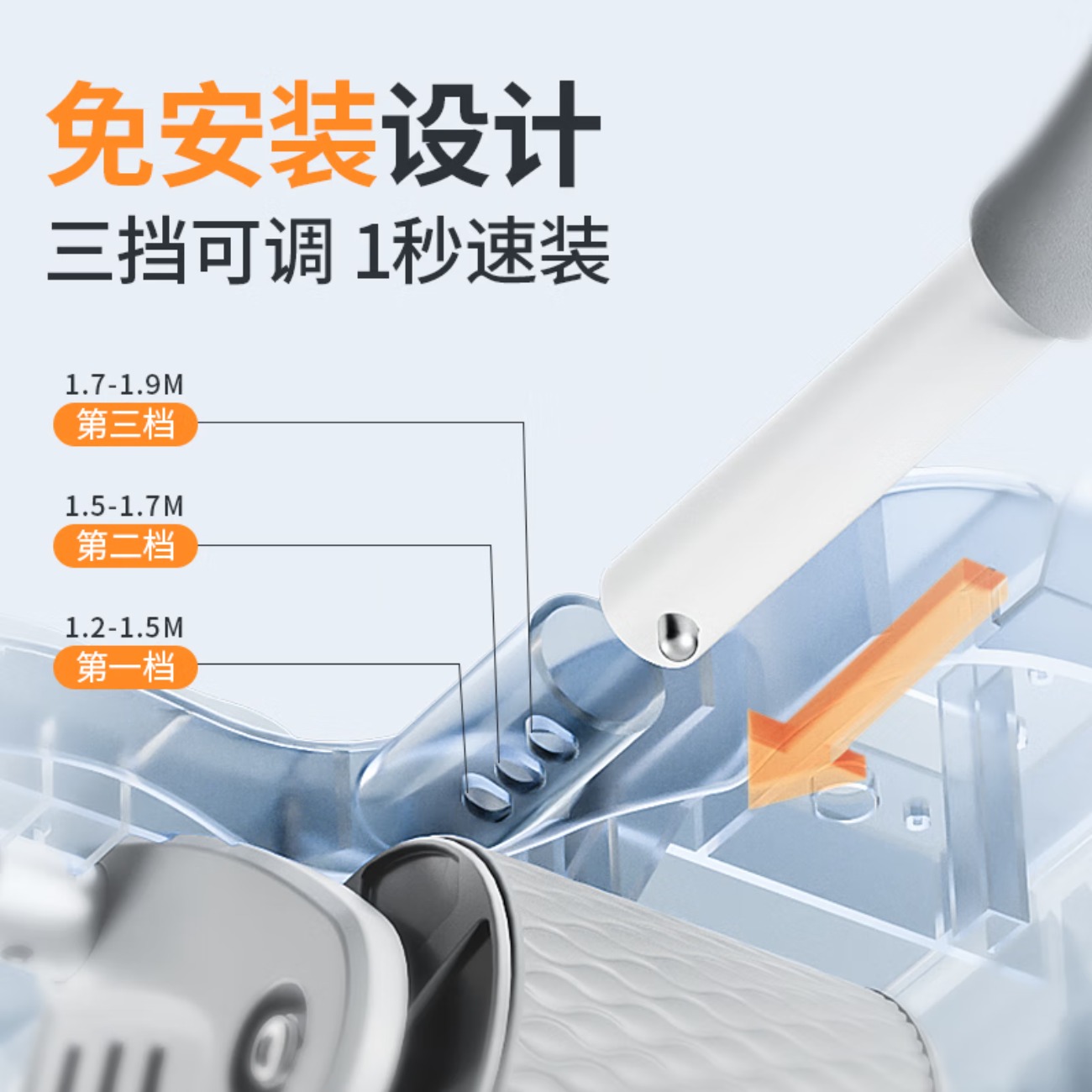 麦瑞克(MERACH)四轮健腹轮自动回弹肘撑腹肌轮家用健身器材卷腹轮带辅助男女高清大图
