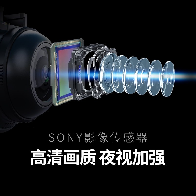 飞利浦(PHILIPS)CVR108隐藏式行车记录仪高清夜视24小时停车监控单镜头1080P车载迷你微型