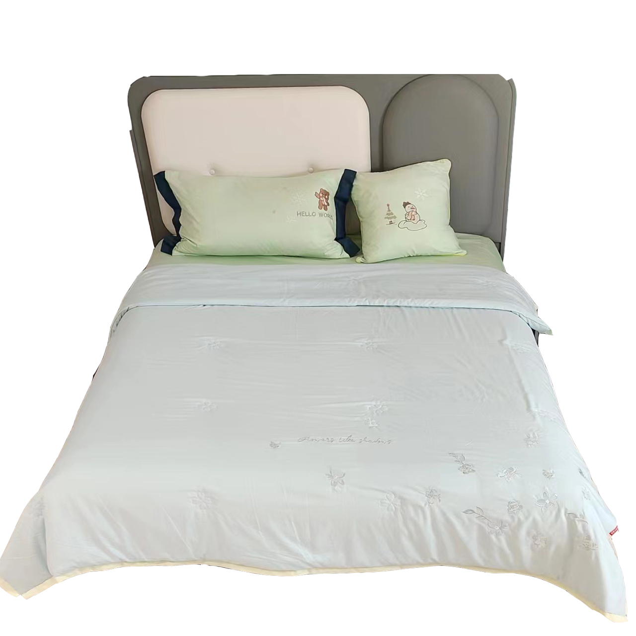 安琪尔超柔飞花轻舞夏被150*200cm条高清大图