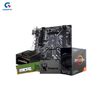 技嘉B450M-S2H+AMD R5 3600+KVR DDR4 2666+金士顿A400/480GB固态+650电源