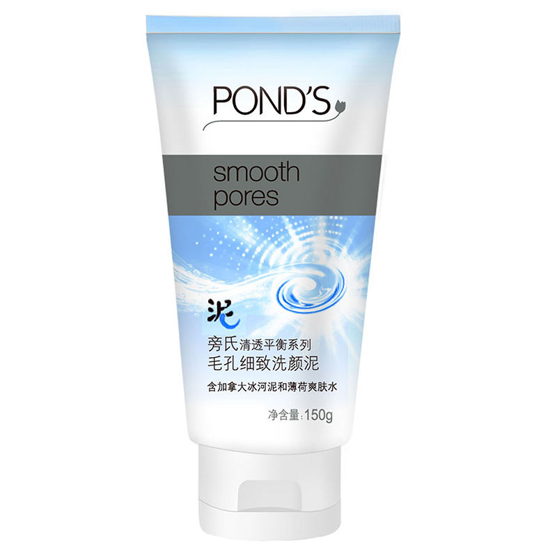 旁氏(POND’S)清透平衡系列毛孔细致洗颜泥150g[联合利华]