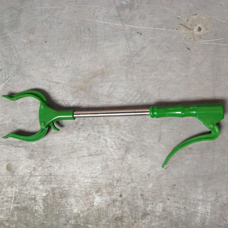 38厘米竹夹捡垃圾夹环卫垃圾钳子拾物器加长夹子取物器卫生夹垃圾夹