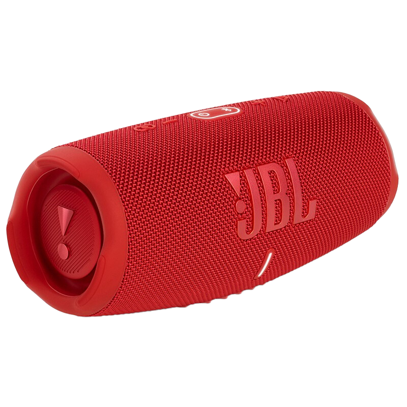 JBL CHARGE5 音乐冲击波五代 便携式蓝牙音箱+低音炮 户外防水防尘音箱桌面音响 增强版赛道扬声器 红色高清大图