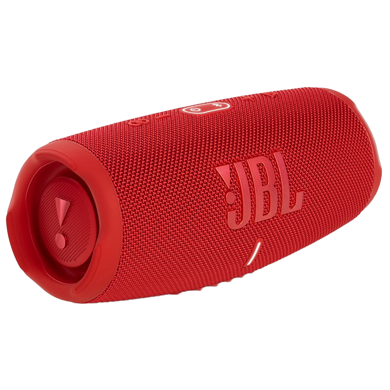 JBL CHARGE5 音乐冲击波五代 便携式蓝牙音箱+低音炮 户外防水防尘音箱桌面音响 增强版赛道扬声器 红色