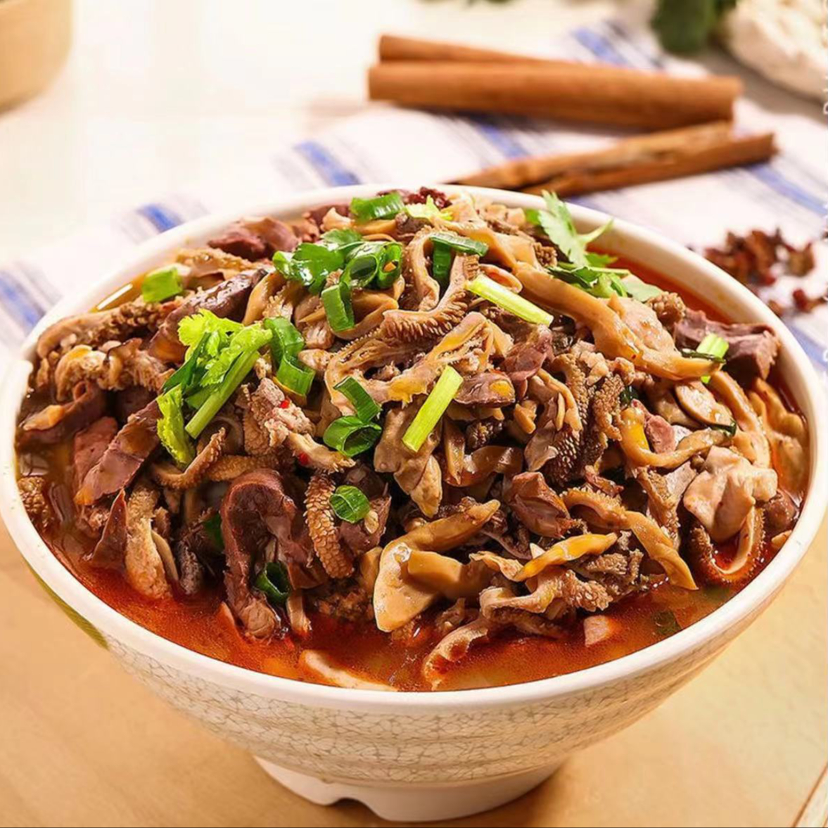 巴林牧场内蒙古羊杂精品羊草原羊杂200g*5袋高清大图