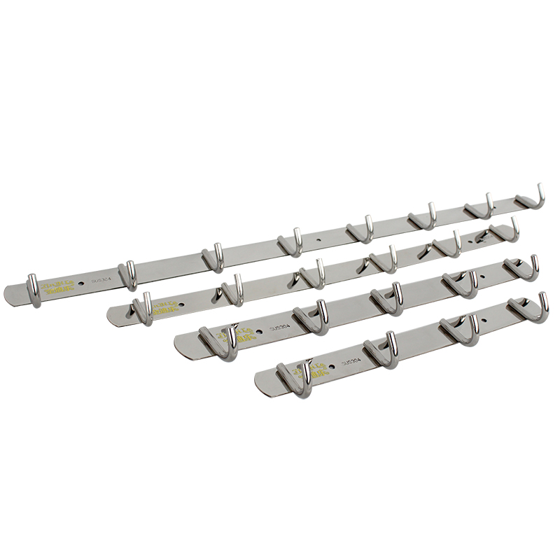 金迪乐浴室不锈钢挂钩排钩高清大图