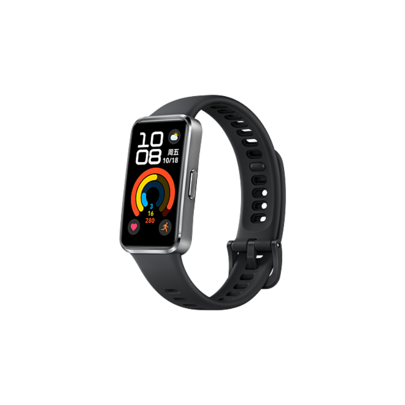 华为手环10 标准版智能运动手表专业睡眠分析情绪健康血氧监测游泳防水送男女朋友礼物 羽砂黑丨铝合金表壳高清大图