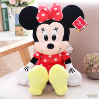 迪士尼Disney 毛绒玩具米奇米妮老鼠公仔宝宝安抚陪伴陪睡布娃娃玩偶抱枕送女朋友七夕情人节 米妮30厘米