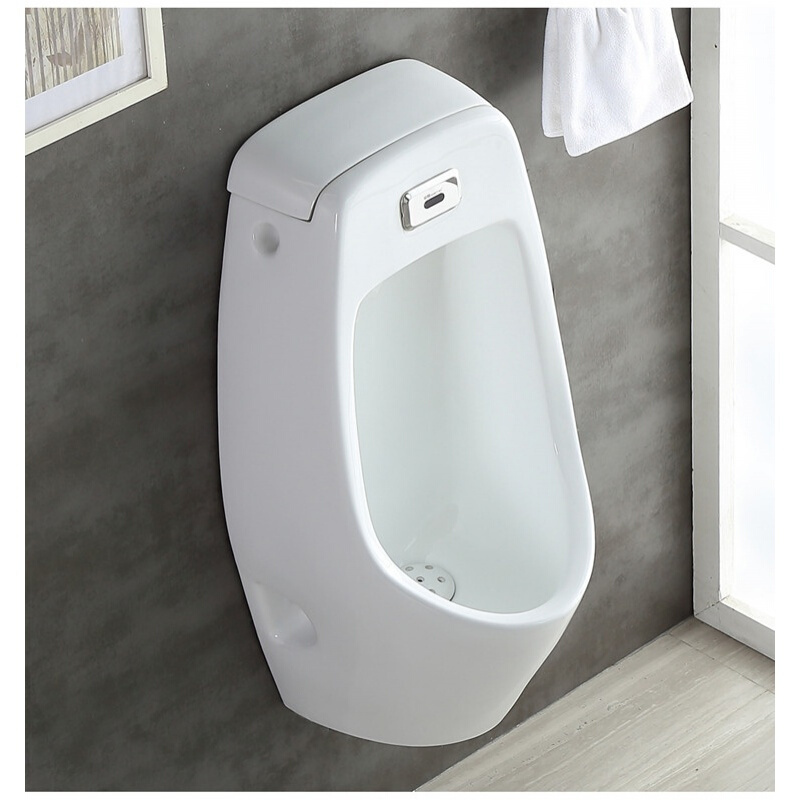 美标卫浴牌陶瓷挂式感应一体小便器便池男士卫生间小便斗安心抵