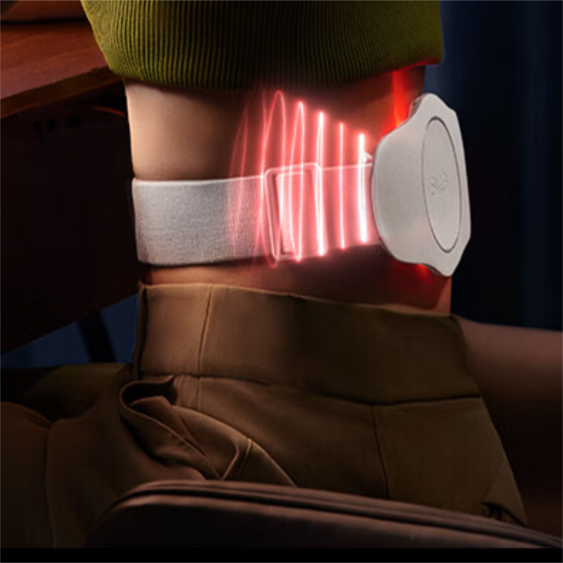 SKG腰部按摩仪腰部按摩器腰椎按摩腰肌腰带按摩腰带护腰仪生日礼物女男毕业礼物七夕情人节礼物 K3时尚款(2区电极片 双脉