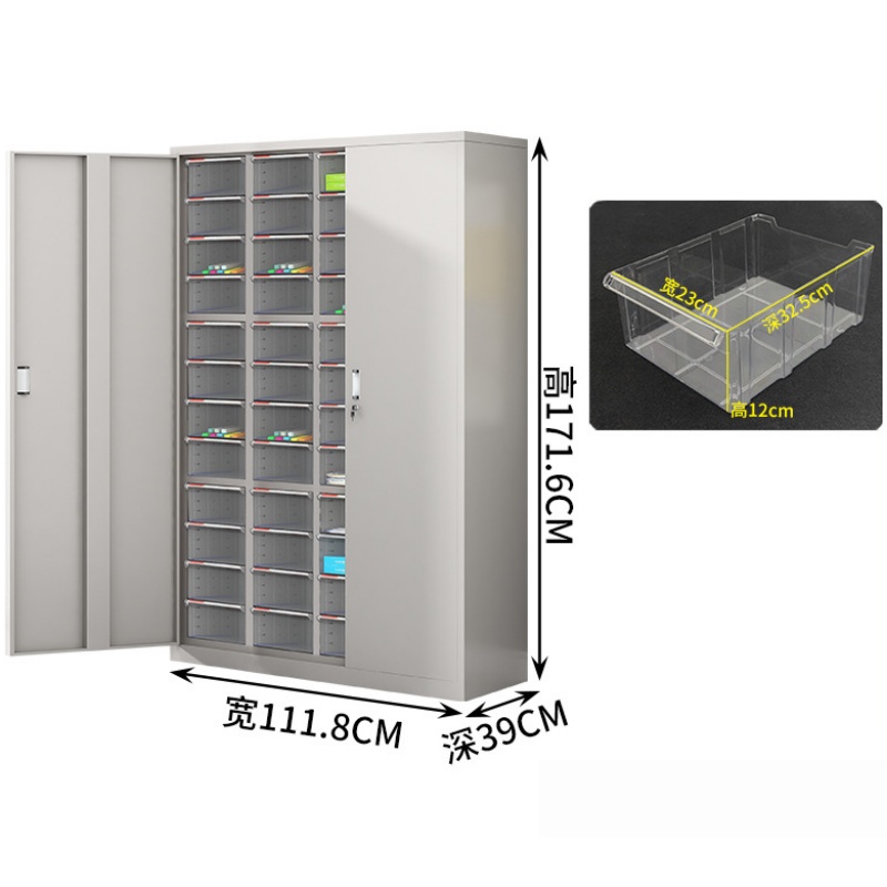 亿洛莱 有门文件柜 48抽 台高清大图