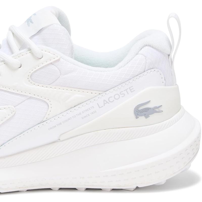 Lacoste女鞋休闲运动板鞋轻便透气网布拼接休闲百搭女士鞋高清大图
