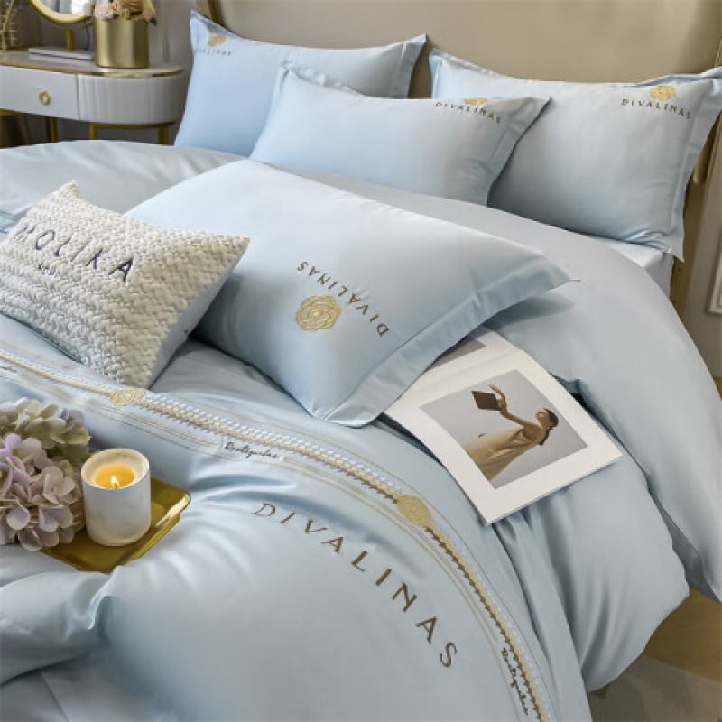 三极户外(Tri-Polar)TP2699长绒棉60支刺绣全棉四件套1.5/1.8m床单_741高清大图