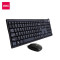 得力 3711键鼠套装(黑)