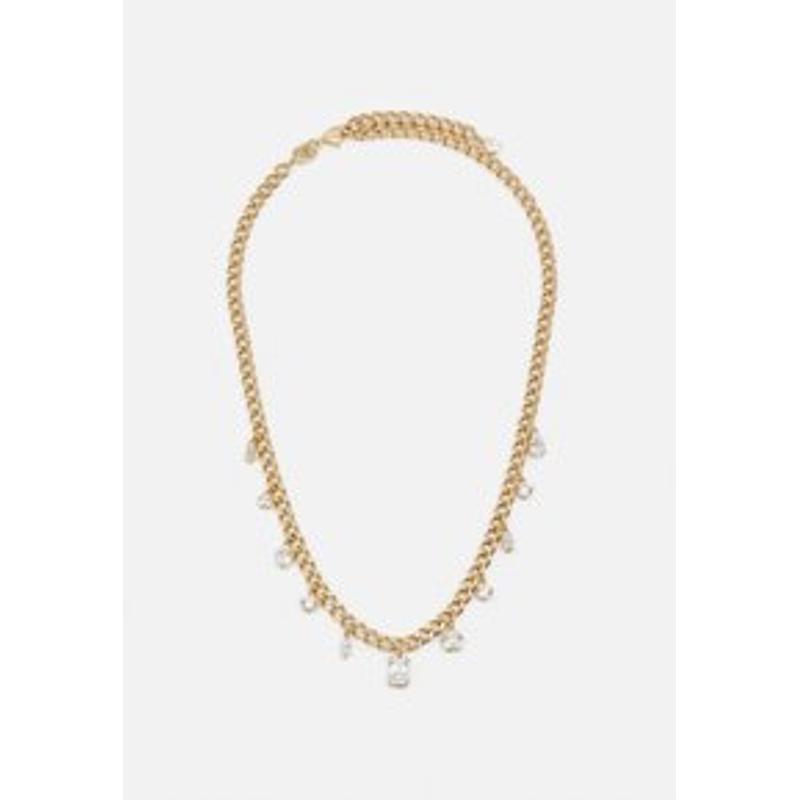 Swarovski女款混切工艺项链优雅白金色显气质时尚饰品