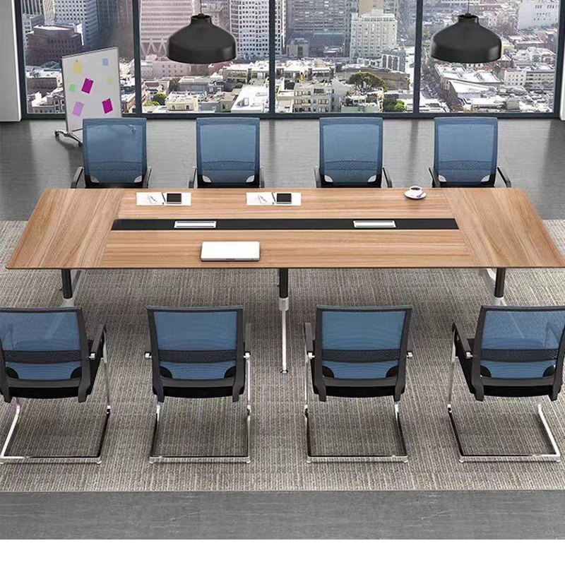 繁石榴H1002款2400*1200*750型号办公室会议桌