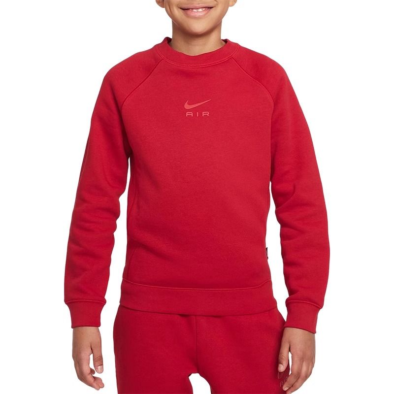 NIKE耐克卫衣运动休闲加绒保暖针织圆领大童套头衫FD3215-687 ZFO L FD3215-687