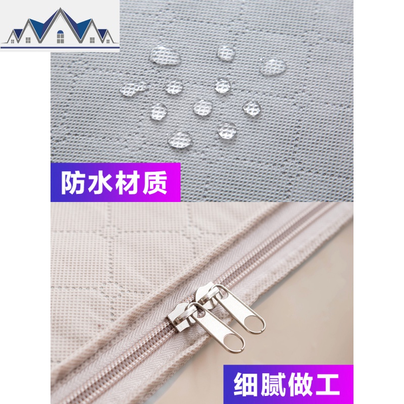 换季衣服收纳袋防尘防潮衣物整理袋搬家行李打包袋装棉被子的袋子 三维工匠收纳包高清大图