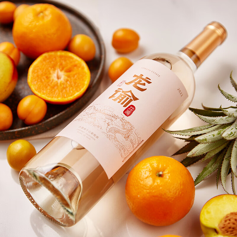 张裕官方授权龙谕酒庄宁夏赤霞珠红酿白干白葡萄酒14度单支礼盒装高清大图