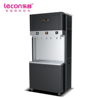 乐创 (lecon)商用直饮机 90L不锈钢 RO反渗透五级过滤饮水机 两开一净/三开 LC-J-BH903 380V