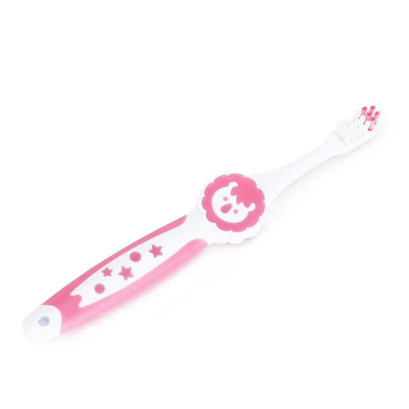 贝亲儿童训练牙刷(3-6岁)粉红11806