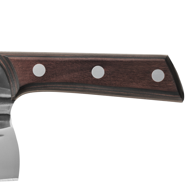 爱仕达asd菜刀墨色系中式不锈钢家用切菜刀切肉刀古法锻打圆头厨师刀