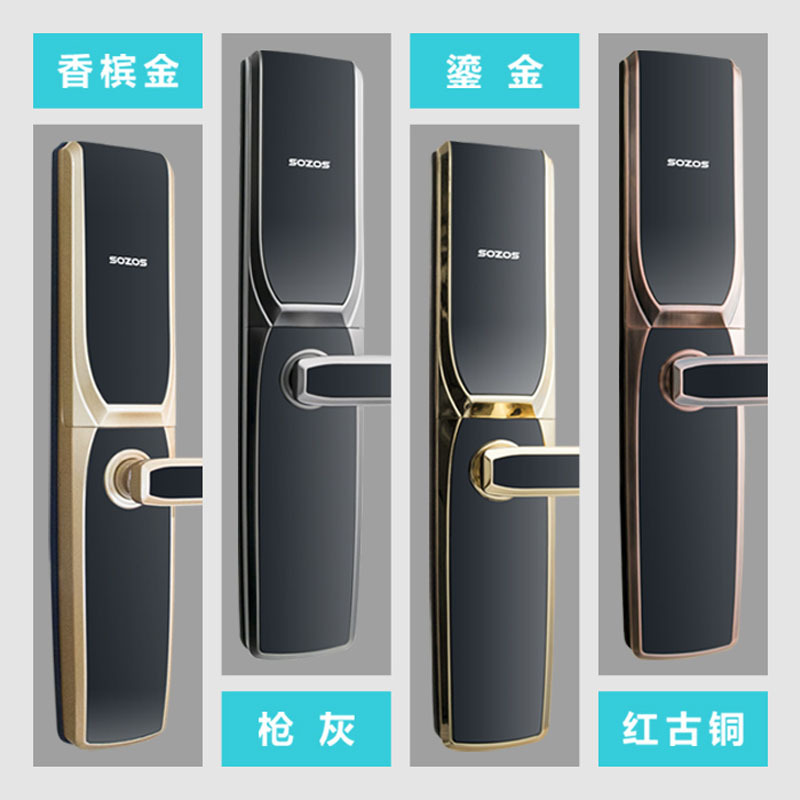 索众SZ-S102 指纹锁智能锁智能门锁智能家居家用防盗门密码磁卡锁