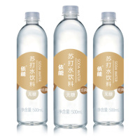 依能 原味 无糖无汽弱碱苏打水 饮料 500ml*24瓶 塑膜量贩装