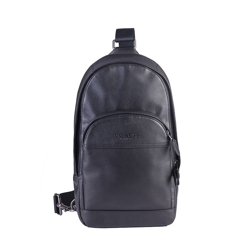 蔻驰coach奢侈品真皮男士包胸包斜挎包f23215f54787