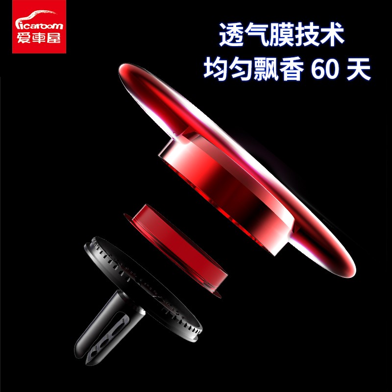 爱车屋 星空5号出风口香水(颜色随机) I-5555高清大图