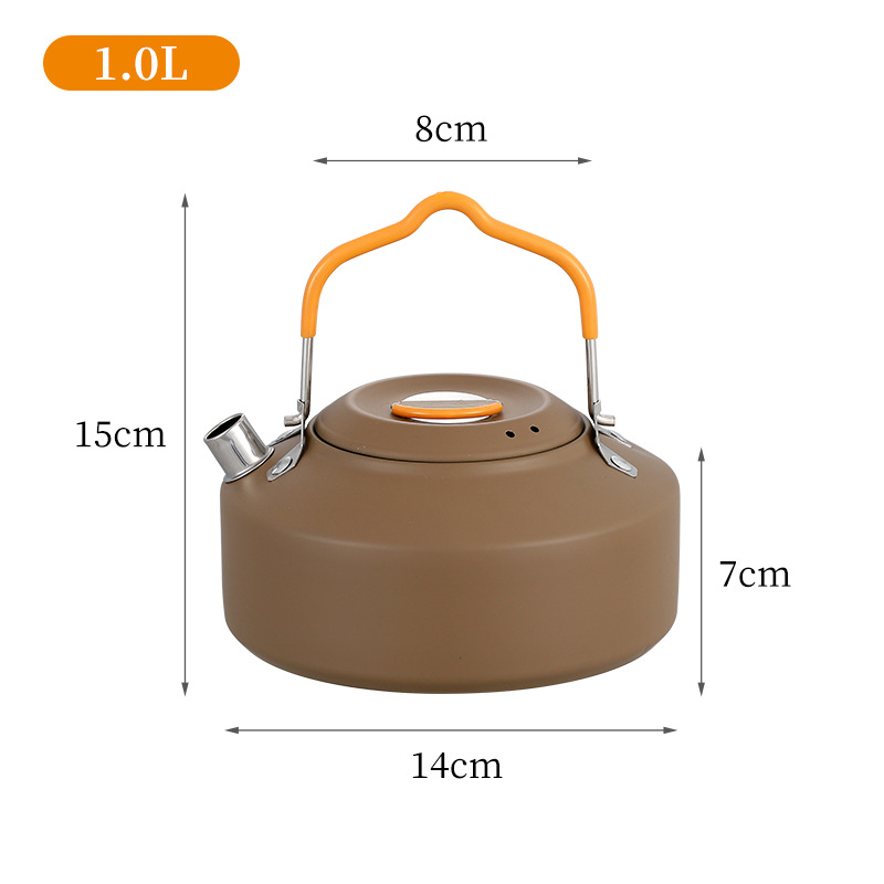 徽羚羊 云烹 户外茶壶 1L卡其色:HLY-SH-24003
