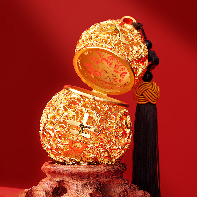 朱炳仁·銅 福禄大吉花丝葫芦 桌面摆件高清大图