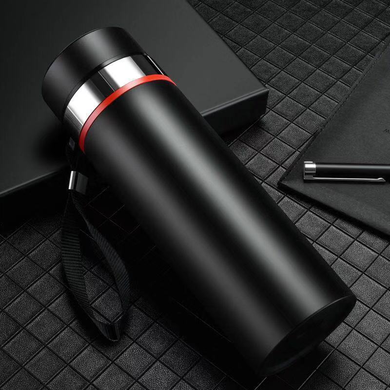 大容量保温杯304不锈钢真空茶杯大号水杯男女士商务杯子4501000m黑色