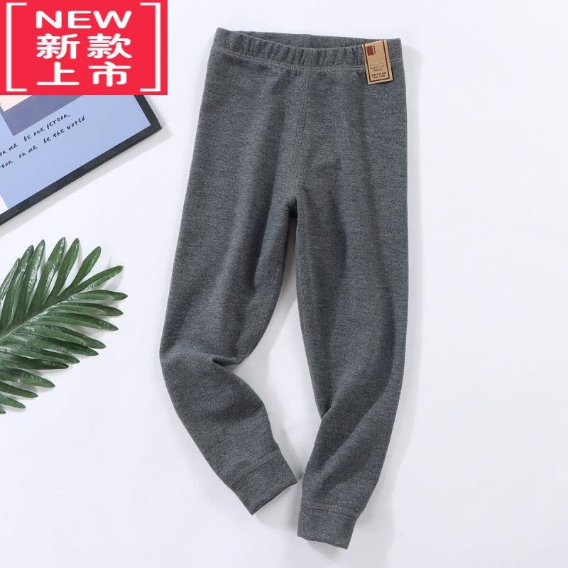 可莉允2022冬季新款儿童校服器炫彩保暖裤双面磨毛童装保暖裤图片