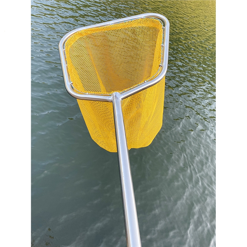 不锈钢抄网捞鱼网渔具网兜大物超硬超结实闪电客巨物海鲜养殖市场操网