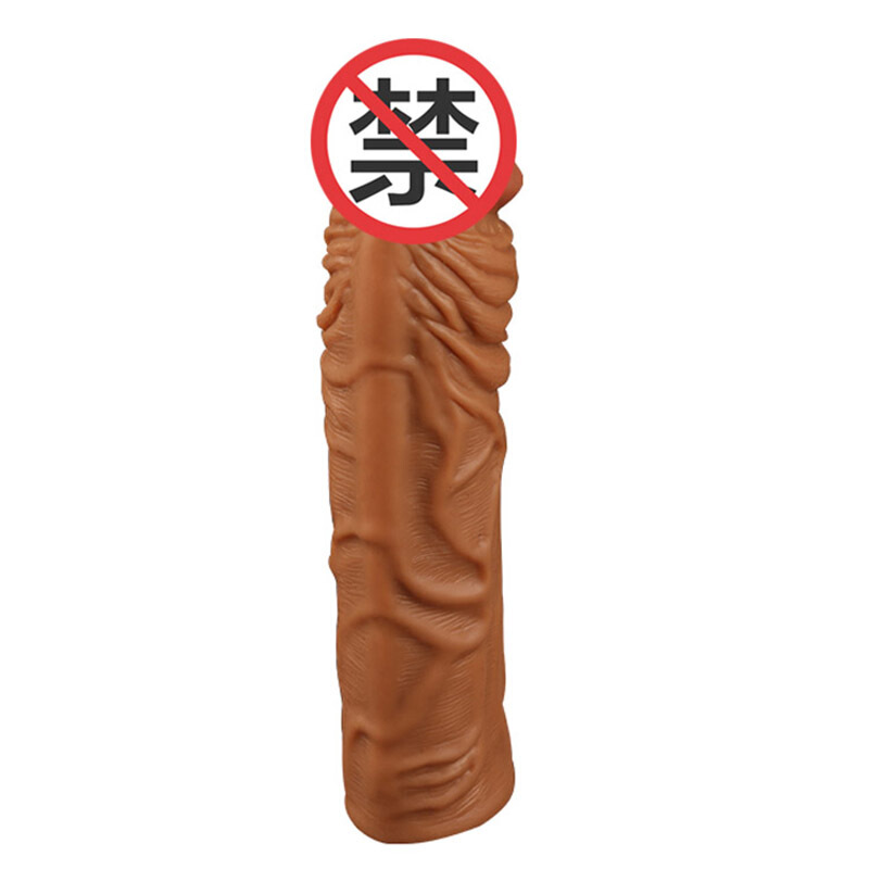 云曼 液态狼牙套 男用器具加长加粗茎套环锁精套液体柔软仿真套阳具套成人情趣性用品 液态硅胶套(单口长款)高清大图
