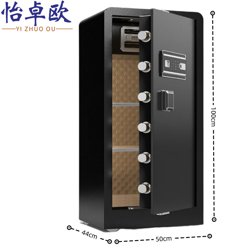 怡卓欧钢制密码柜1M指纹密码台高清大图