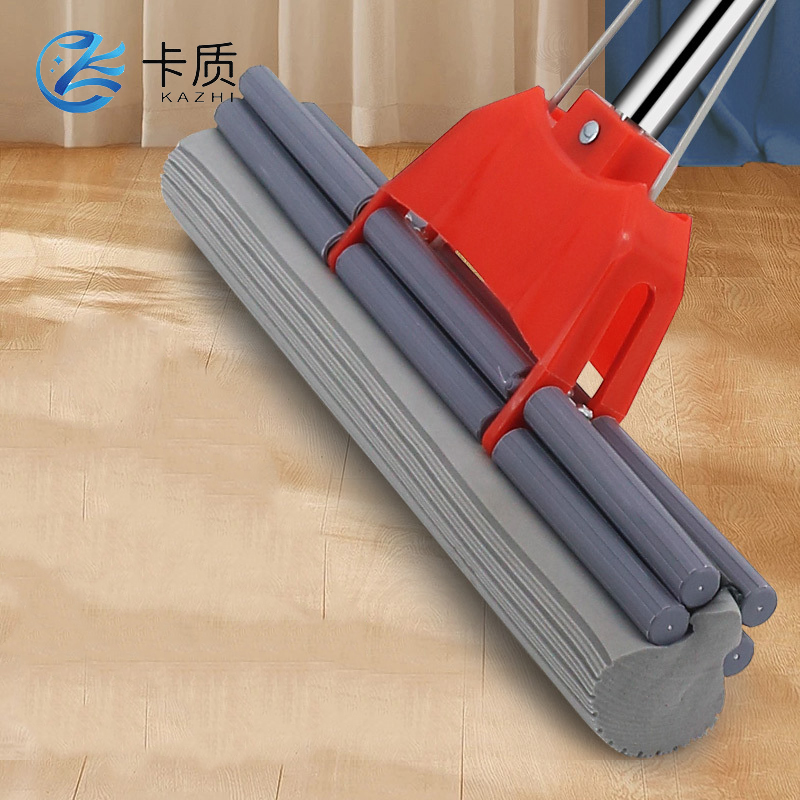 卡质 吸水拖把 海绵拖把 120*38cm 把高清大图